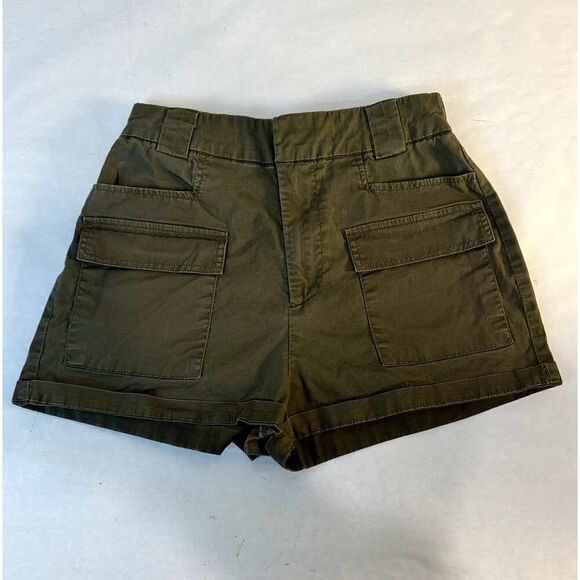 Garage Cargo Shorts Brown Pockets Utility - Size Small - Picture 1 of 5